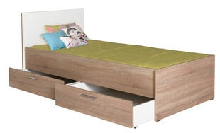 Voodi Asir Kry-792-Sd-2, 90x190 cm, pruun price and information | Beds | hansapost.ee