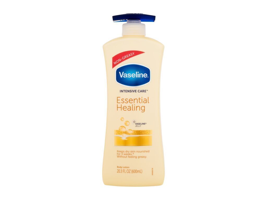 Kehakreem Vaseline Intensive Healing Care Essential, koos E-vitamiiniga, 600 ml цена и информация | Kehakreemid, kehaõlid ja losjoonid | hansapost.ee