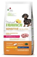 NT DOG SENSITIVE NO GLUTEN ADULT MINI RABBIT 2 KG - CУХОЙ КОРМ БЕЗ ГЛЮТЕНА С КРОЛИКОМ ДЛЯ ВЗРОСЛЫХ СОБАК МЕЛКИХ ПОРОД цена и информация | Сухой корм для собак | hansapost.ee