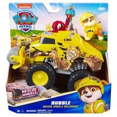 Игрушка транспортное средство Paw Patrol Rubble Rescue Wheels Bulldozer цена и информация | Игрушки для мальчиков | hansapost.ee