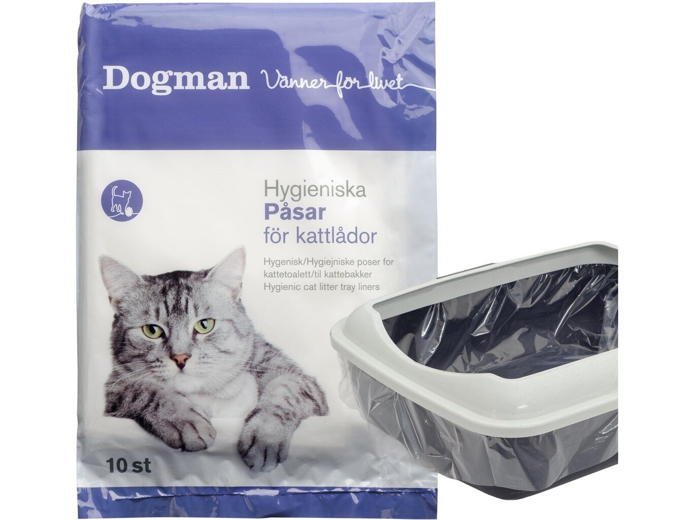 Kassitualeti kotid Dogman, 10 tk. цена и информация | Kassiliivakast | hansapost.ee