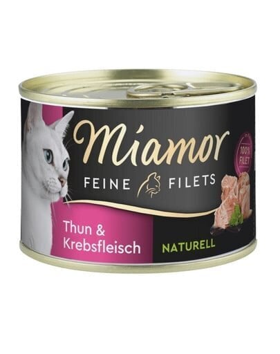 Miamor Feline Filets tuunikala ja krabifileega omas kastmes, 156 g hind ja info | Kassikonservid | hansapost.ee