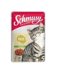 Schmusy Ragout kalkuniliha tarretises, 100 g hind ja info | Schmusy Lemmikloomatarbed | hansapost.ee