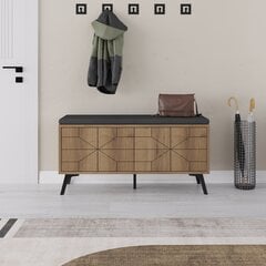 Kingakapp Asir Dune Bench, pruun price and information | Shoe cupboards, shoe racks | hansapost.ee