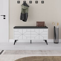 Kingakapp Asir Dune Bench, valge price and information | Shoe cupboards, shoe racks | hansapost.ee