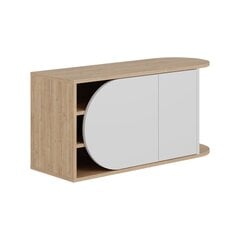 Kingakapp Asir Nova Shoe Bench, pruun/valge price and information | Shoe cupboards, shoe racks | hansapost.ee