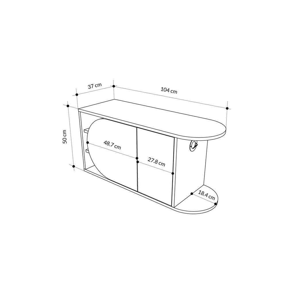 Kingakapp Asir Nova Shoe Bench, pruun/valge цена и информация | Jalatsikapid, jalatsiriiulid | hansapost.ee