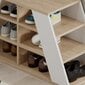 Kingakapp Asir Pyramid Shoe Bench, pruun/valge цена и информация | Jalatsikapid, jalatsiriiulid | hansapost.ee