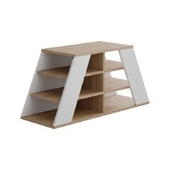 Kingakapp Asir Pyramid Shoe Bench, pruun/valge price and information | Shoe cupboards, shoe racks | hansapost.ee