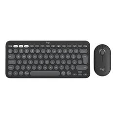 Logitech Pebble 2 Combo, SWE, black hind ja info | Klaviatuurid | hansapost.ee