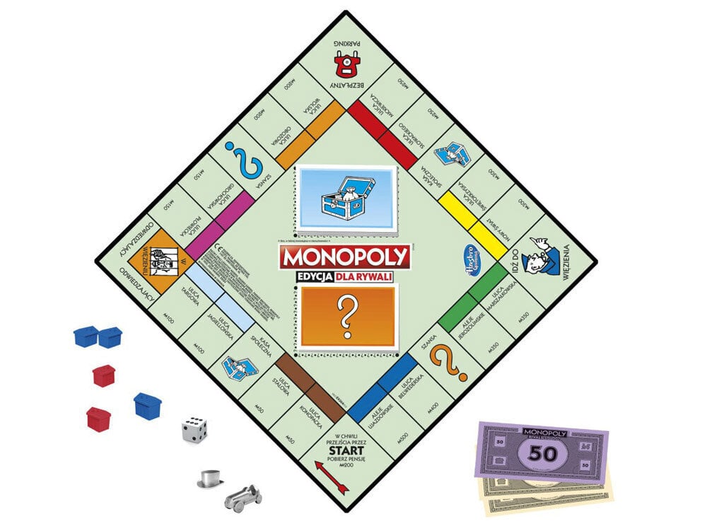 Mäng Monopoly Rival Edition, inglise keeles цена и информация | Lauamängud ja mõistatused perele | hansapost.ee