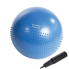 Гимнастический мяч HMS YB03N Gym Ball 55 см, синий цена и информация | SportVida Фитнес упражнений & Реабилитации мяч 55CM диаметр с насосом Коралллого Розовый | hansapost.ee