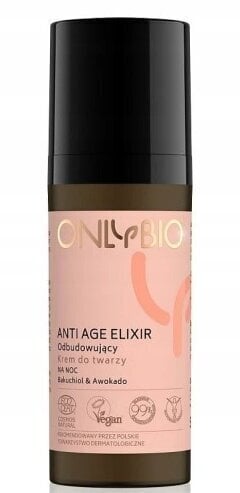 Taastav öökreem OnlyBio Anti Age Elexir, 50 ml цена и информация | Näokreemid | hansapost.ee