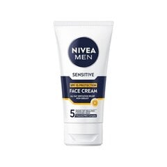 Kaitsev näokreem meestele Nivea Men Sensitive SPF15, 75 ml hind ja info | Näokreemid | hansapost.ee