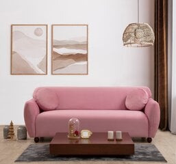 3 vietų sofa Eddy - Rose цена и информация | Диваны | hansapost.ee