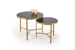 2 kohvilaudade komplekt Halmar Fatima, must price and information | Coffee tables | hansapost.ee