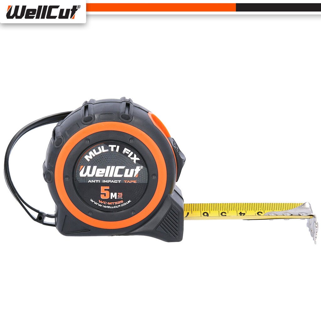 Mõõdulint Magnetic WellCut WC-MT525 hind ja info | Käsitööriistad | hansapost.ee