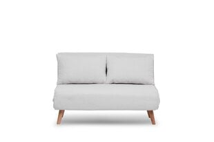 2 vietų sofa-lova Folde 2-Seater - Teddy Fabric - Cream цена и информация | Диваны | hansapost.ee