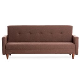 3 vietų sofa-lova Hiko - Brown цена и информация | Диваны | hansapost.ee