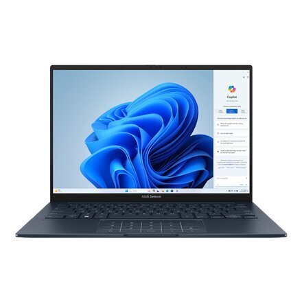 Asus Zenbook 14 OLED UX3405MA-PP665X/14"/ Intel Core Ultra 9-185H/32 GB/LPDDR5X/1000 GB/Intel Arc Graphics/Windows 11 Pro/ENG/Ponder Blue hind ja info | Sülearvutid | hansapost.ee