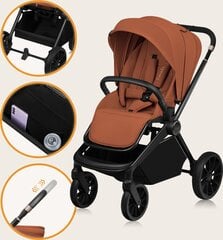 Универсальная коляска Lionelo Mika Plus 3in1, brown rust цена и информация | Коляски | hansapost.ee