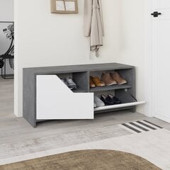 Kingakapp Asir Nexus Shoe Cabinet, hall/valge price and information | Shoe cupboards, shoe racks | hansapost.ee