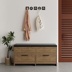 Kingakapp Asir Cove Shoe Bench, pruun price and information | Shoe cupboards, shoe racks | hansapost.ee