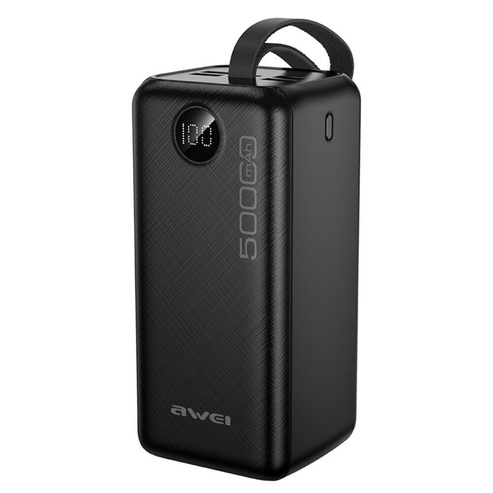 Väline aku Power Bank Awei P36K 5V/2A 50000mAh must цена и информация | Akupangad | hansapost.ee