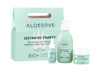 Näohoolduskomplekt Aloesove: näopesu, 190 ml + kreem, 50 ml + silmageel, 15 ml hind ja info | Näokreemid | hansapost.ee