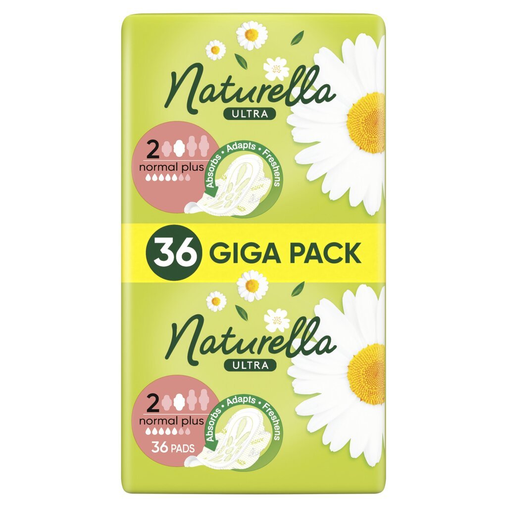 Hügieenisidemed Naturella Ultra Normal Plus Size 2, 36 tk цена и информация | Tampoonid, hügieenisidemed ja menstruaalanumad | hansapost.ee