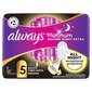 Hügieenisidemed Always Platinum Secure Night Extra Size 5, 8 tk цена и информация | Tampoonid, hügieenisidemed ja menstruaalanumad | hansapost.ee