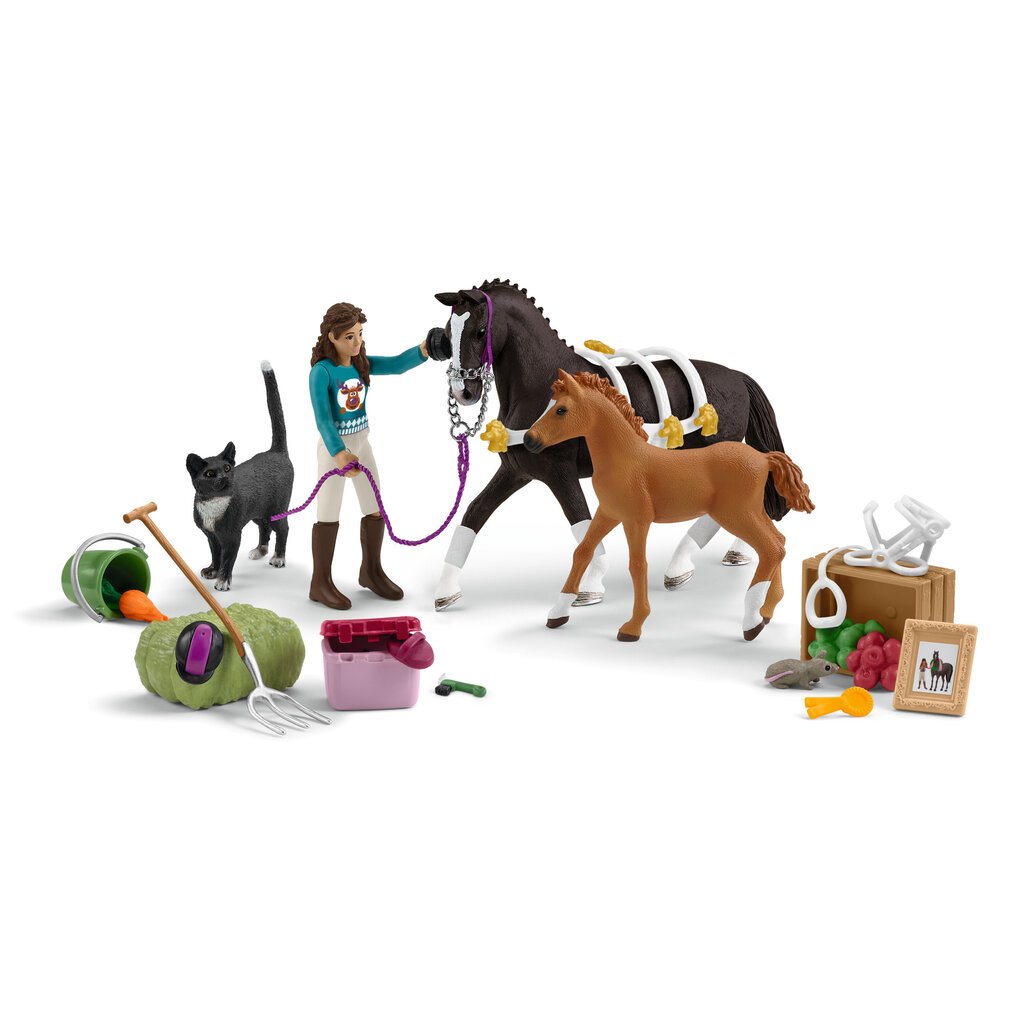 Advendikalender Schleich Horse Club цена и информация | Mänguasjad poistele | hansapost.ee