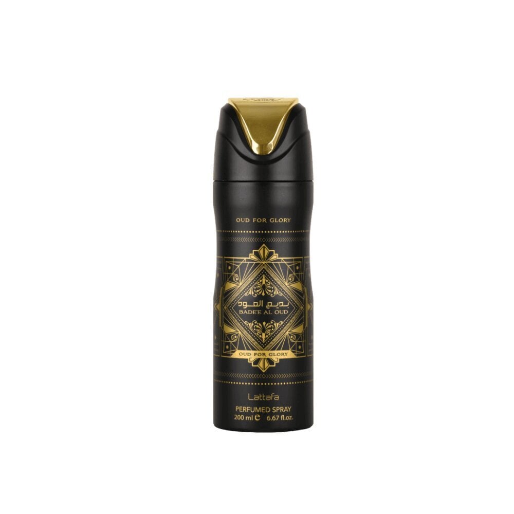 Unisex deodorant Badee Al Oud Lattafa, 200 ml hind ja info | Dušigeelid ja deodorandid naistele | hansapost.ee