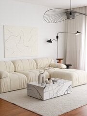 Pehme nurgadiivan Asir Soli, vasakpoolne, valge price and information | Corner sofas and corner sofa beds | hansapost.ee