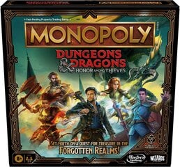 Lauamäng Monopoly Dungeons & Dragons Honor Among Thieves, ENG hind ja info | Lauamängud ja mõistatused perele | hansapost.ee