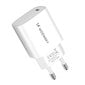 20W USB-C seinakontaktlaadija 100-240V, valge hind ja info | Laadijad mobiiltelefonidele | hansapost.ee