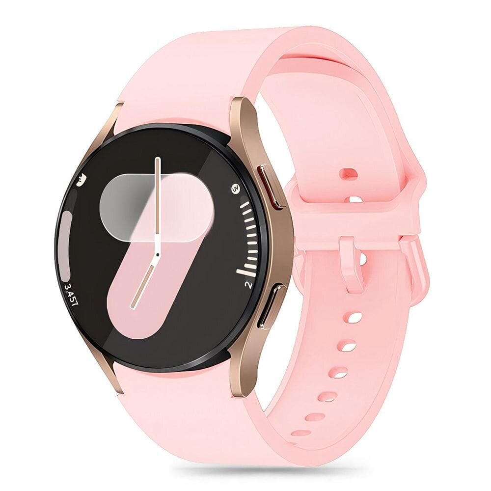 Tech-Protect Silikoon rihm Samsung Galaxy Watch 4 | 5 | 5 PRO | 6 | 7 | FE, roosa hind ja info | Nutikellade aksessuaarid ja tarvikud | hansapost.ee