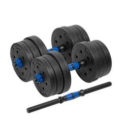 Reguleeritavad bituumenhantlid Rebel Active ühendusega 2x10kg price and information | Dumbbells, barbells, weights | hansapost.ee