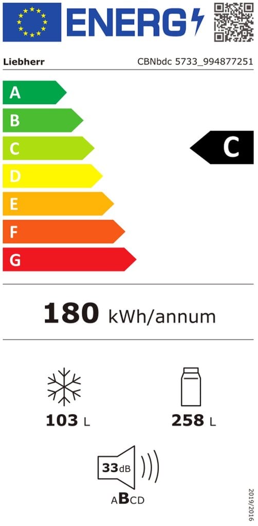 Liebherr CBNbdc 5733 цена и информация | Külmkapid-külmikud | hansapost.ee