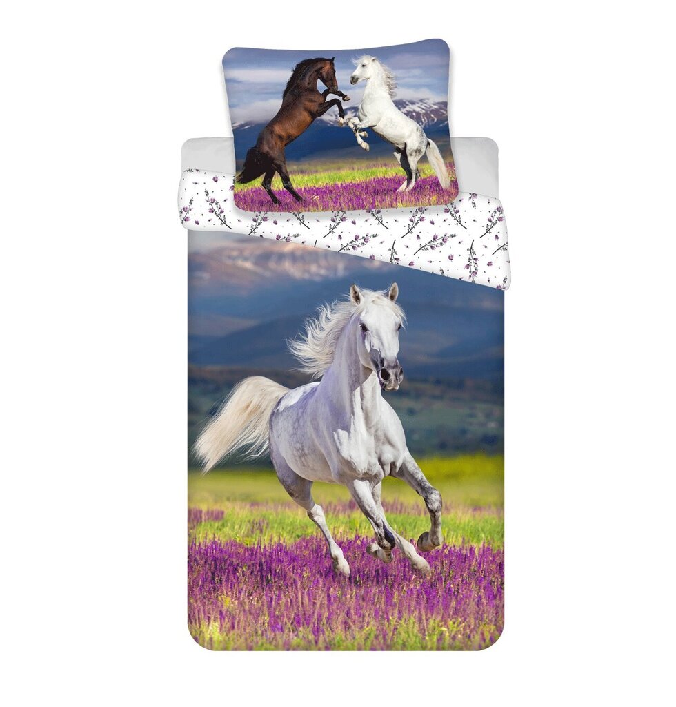 Jerry Fabrics voodipesu komplekt Horse Meadow, 140x200, 2-osaline hind ja info | Laste voodipesu | hansapost.ee