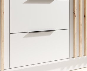 Шкаф ADRK Furniture Neri 150, белый/песочный цвет цена и информация | Шкафы | hansapost.ee