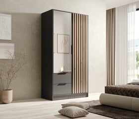 Шкаф ADRK Furniture Neri 100, коричневый цена и информация | Шкафы | hansapost.ee