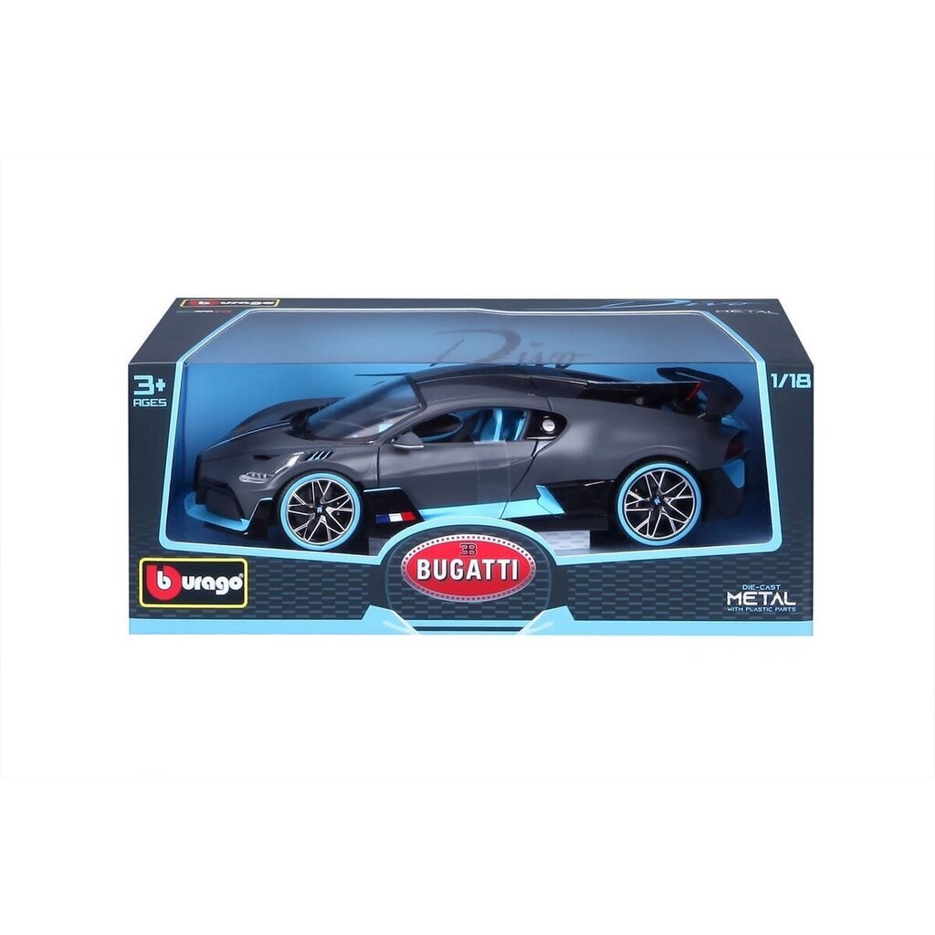 Mudelauto Bugatti Divo Bburago, 1/18 цена и информация | Mänguasjad poistele | hansapost.ee