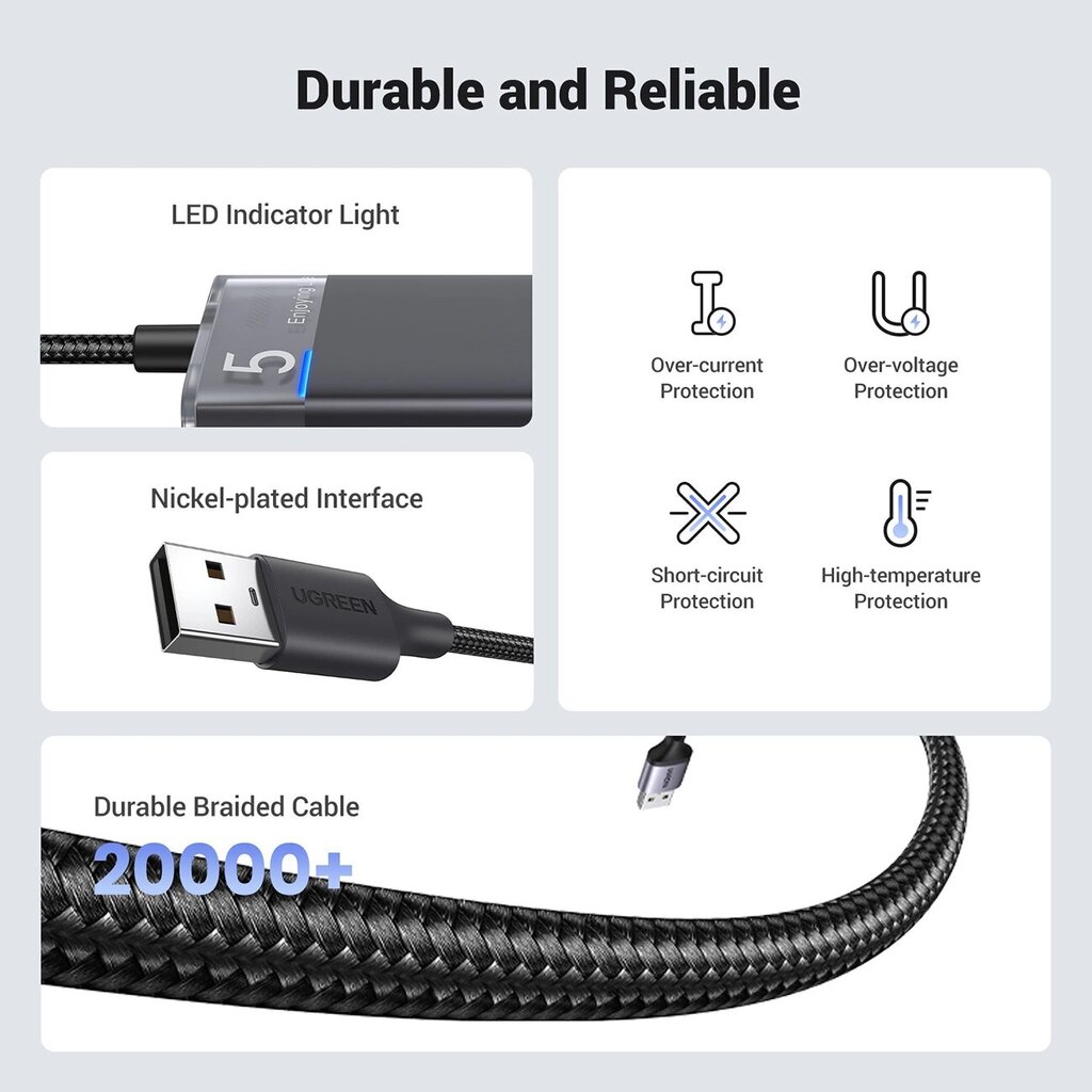 USB-A 3.0 HUB adapter 4 pordiga toitekaabliga, must цена и информация | USB adapterid ja jagajad | hansapost.ee