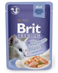 Brit Premium Cat Fillets in Jelly koos lõhega, 24x85 g price and information | Canned food for cats | hansapost.ee