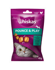 Whiskas Pounce & Play с курицей, 8x45 г цена и информация | Лакомства для котов | hansapost.ee