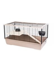 Клетка для грызунов Interzoo Bunny De Luxe, 100х53х50 см, бежевая цена и информация | Клетки и принадлежности для грызунов | hansapost.ee