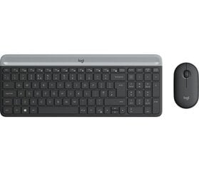 Kahjustatud pakendiga toode. Logitech MK470 Slim Wireless Combo hind ja info | Arvutite tarvikud ja lisaseadmed defektiga pakendis | hansapost.ee