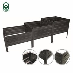 Peenrakast Garden RAL7016 30x2,25x0,75 cm price and information | Kasvuhooned ja peenrakastid | hansapost.ee