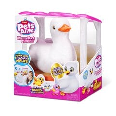 Интерактивный набор Zuru Pets Alive Mama Duck Surprise, 12 предметов цена и информация | Игрушки для малышей | hansapost.ee